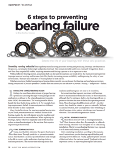 How To Prevent Bearing Failures