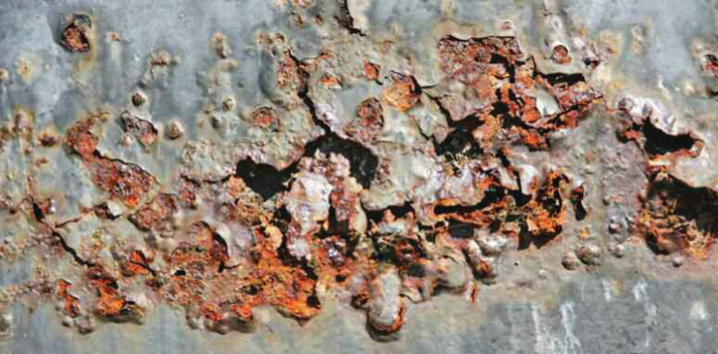 corrosion in metal